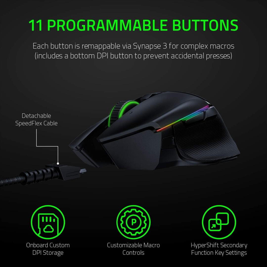 Razer Basilisk Ultimate Hyperspeed Wireless Gaming Mouse